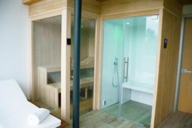 SAUNA E BAGNO TURCO AD ANGOLO IN PRIVATE SPA