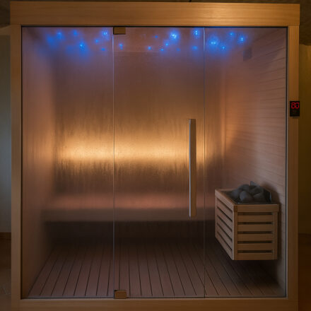 EFFETTO VETRO APPANNATO SU BIO SAUNA