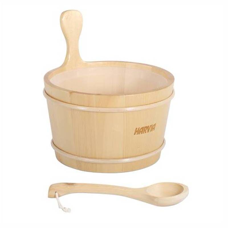 Secchio e mestolo in legno - HARVIA
