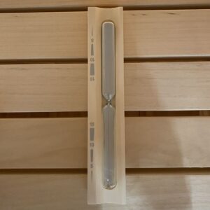 CLESSIDRA CHIARA CON SABBIA ROSA