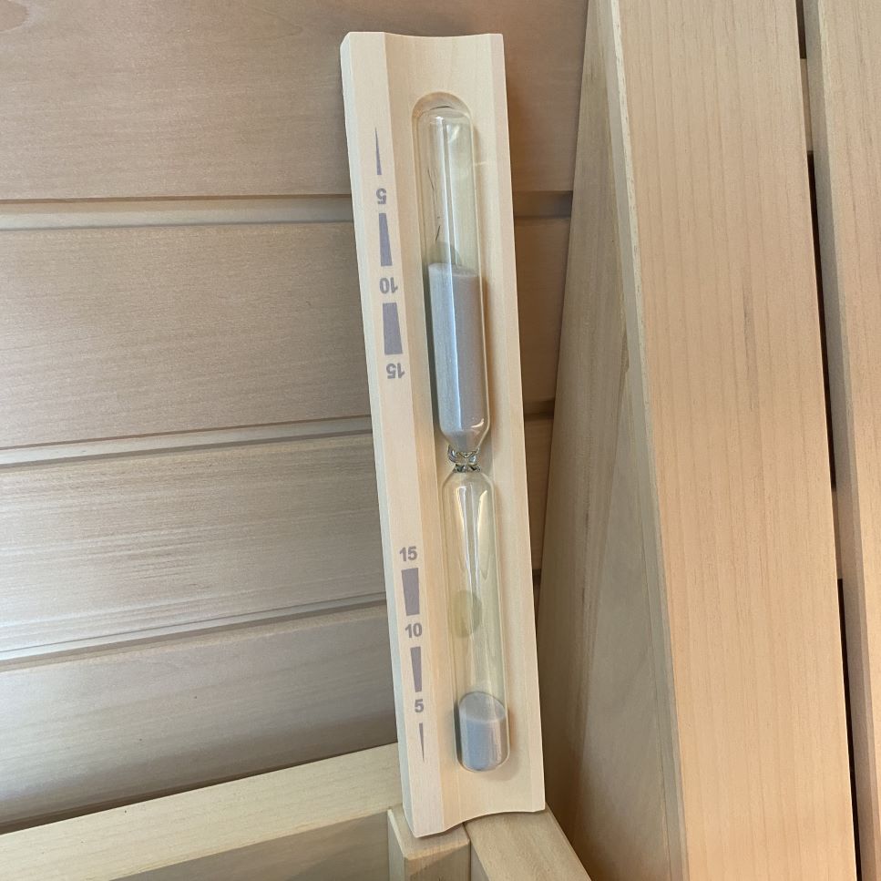 CLESSIDRA CHIARA CON SABBIA ROSA - immagine 3