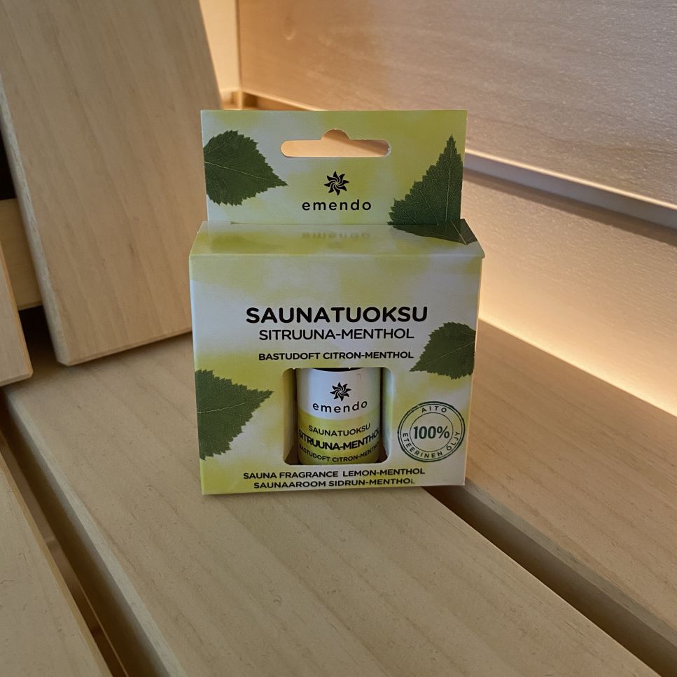 Olio essenziale per sauna Limone e Mentolo - EMENDO Olio essenziale per sauna Limone e Mentolo - EMENDO