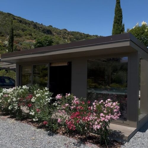 Frontale casetta wellness cm 600 x 400 - Liguria casetta benessere in abitazione privata