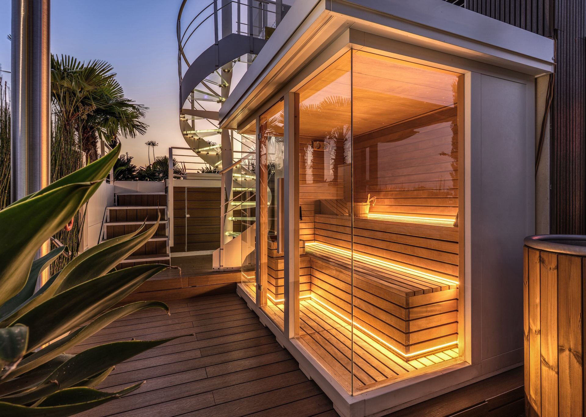 DILE SKYJUNGLE MILANO 2 SAUNA OUTDOOR 'DILE 2.0' ATTICO SKY JUNGLE MILANO