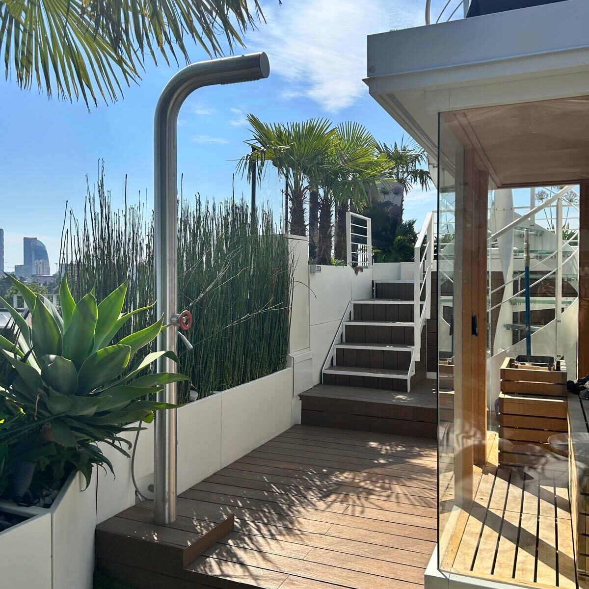 TERRAZZO CON SAUNA OUTDOOR per 'DILE 2.0'