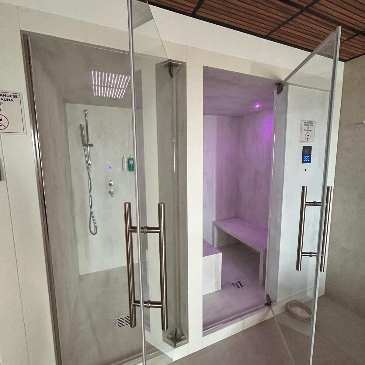 ZONA DOCCIA EMOZIONALE E BAGNO TURCO SPA MARIPOSA HOTEL MIRAMARE