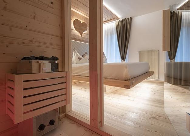 Saune in camera per l’hotel BAITA VELON