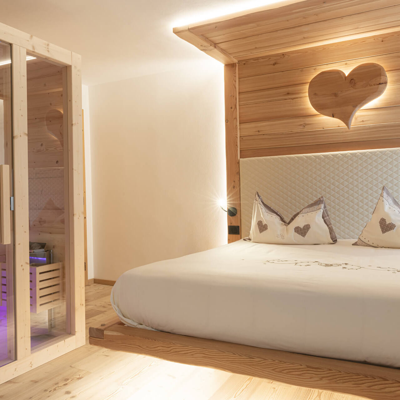 Saune in camera per l’hotel BAITA VELON Saune in camera per l’hotel BAITA VELON