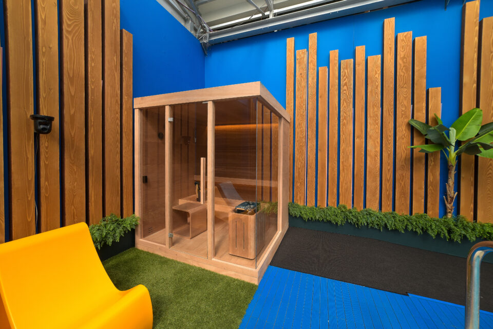 La Sauna per la casa del GRANDE FRATELLO 2025