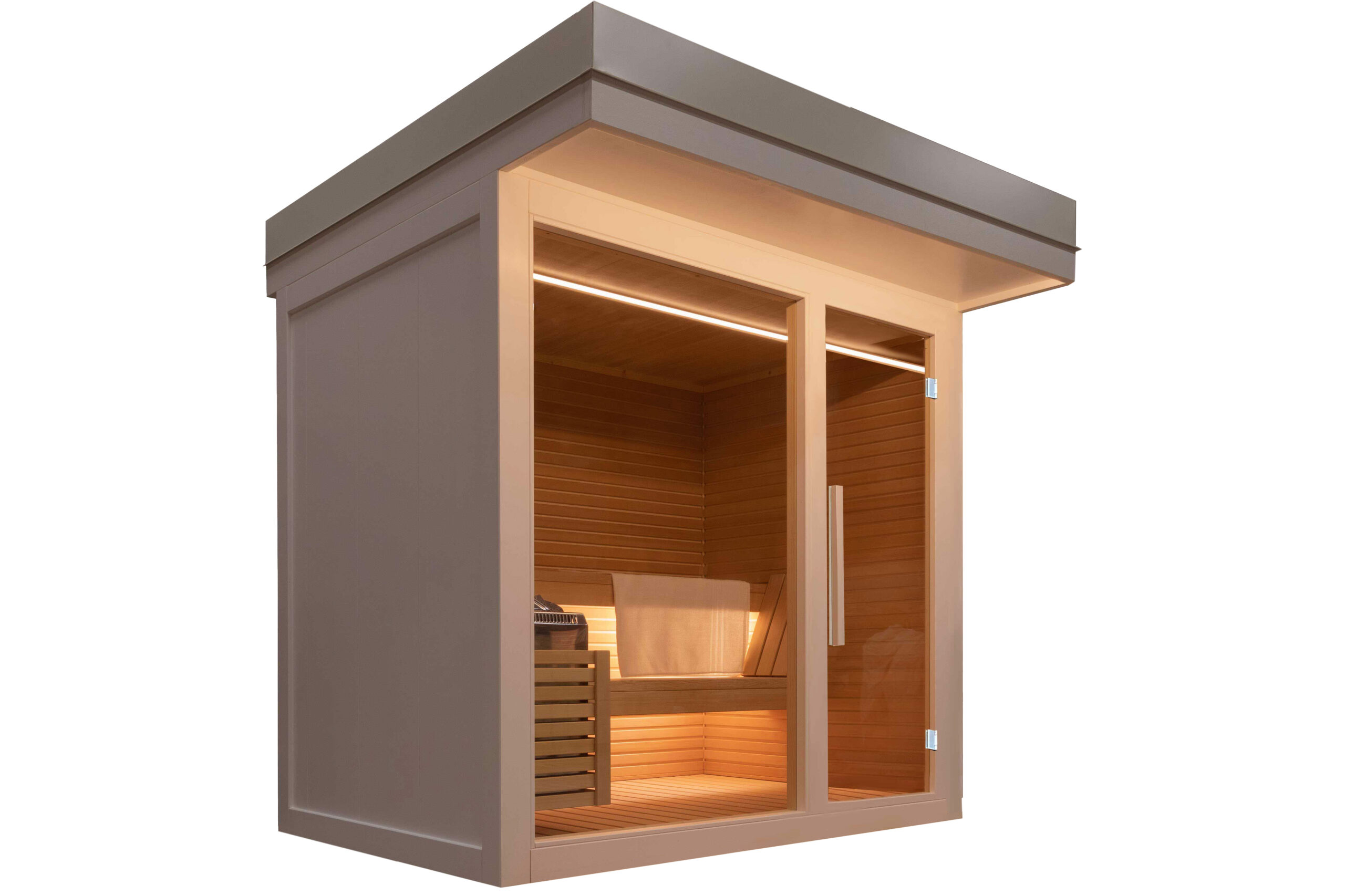 Sauna finlandese da esterno