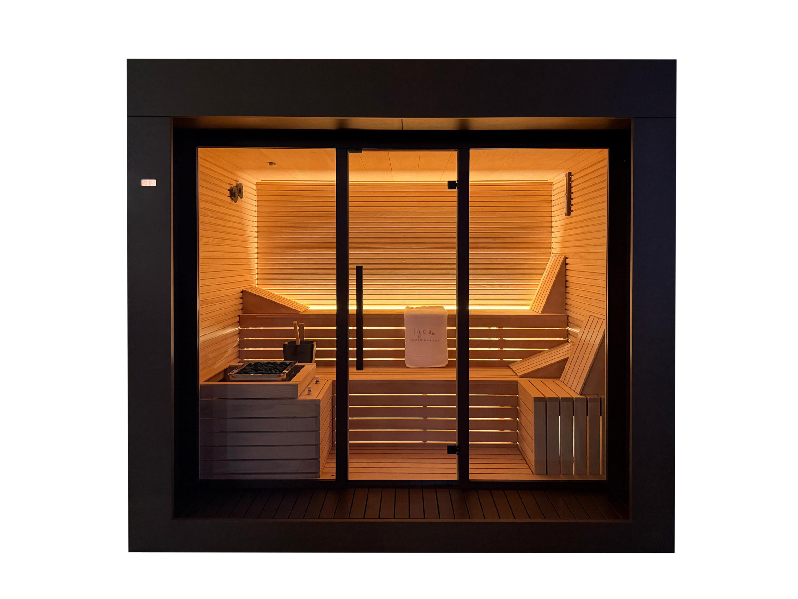 Sauna finlandese da esterno