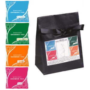 KIT Shower Tabs – Arancia, Rosa, Abete ed Eucalipto – ELIGA