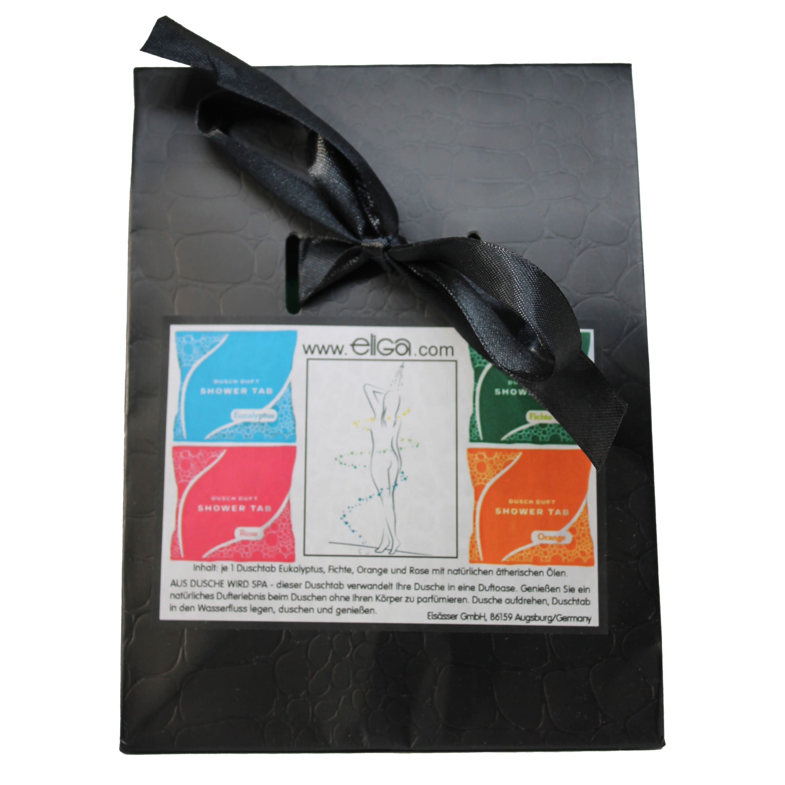 KIT Shower Tabs - Arancia, Rosa, Abete ed Eucalipto - ELIGA KIT Shower Tabs - Arancia, Rosa, Abete ed Eucalipto - ELIGA