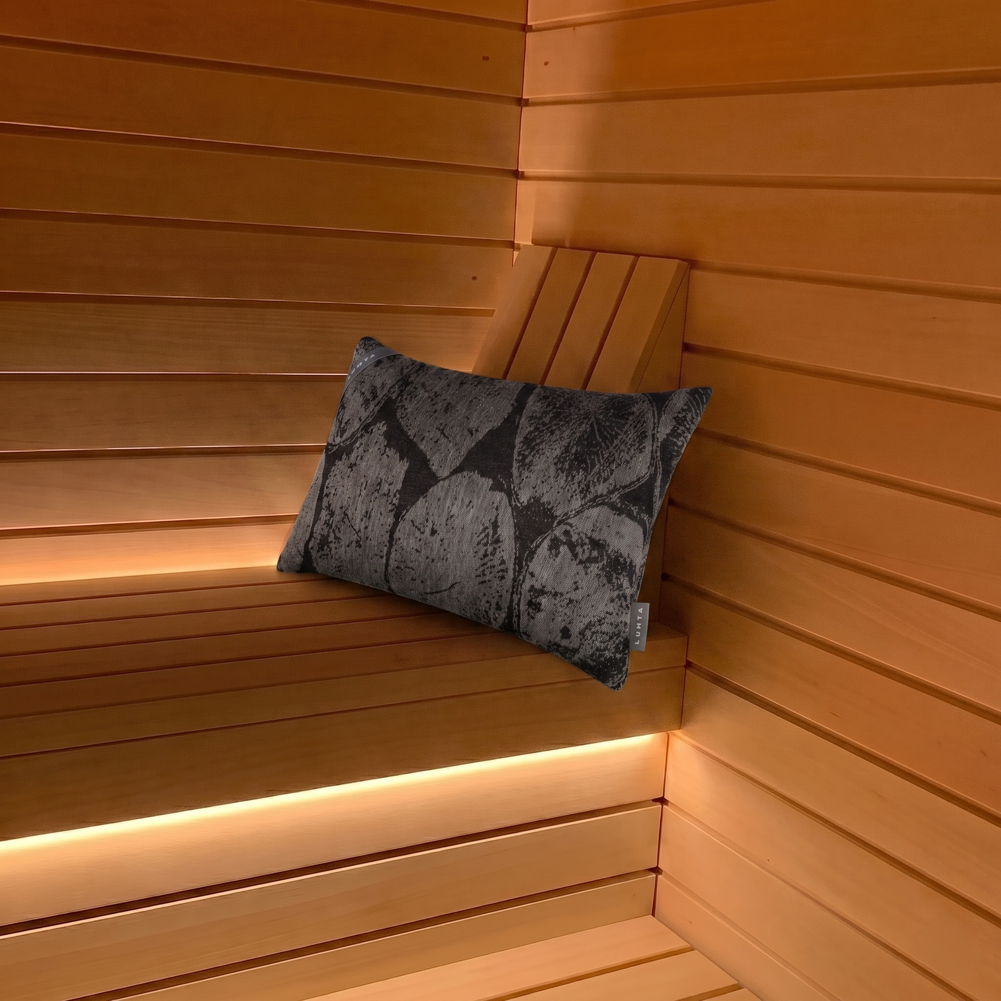 Cuscino per sauna 40 x 22 cm con stampa - LUHTA Cuscino per sauna 40 x 22 cm con stampa - LUHTA